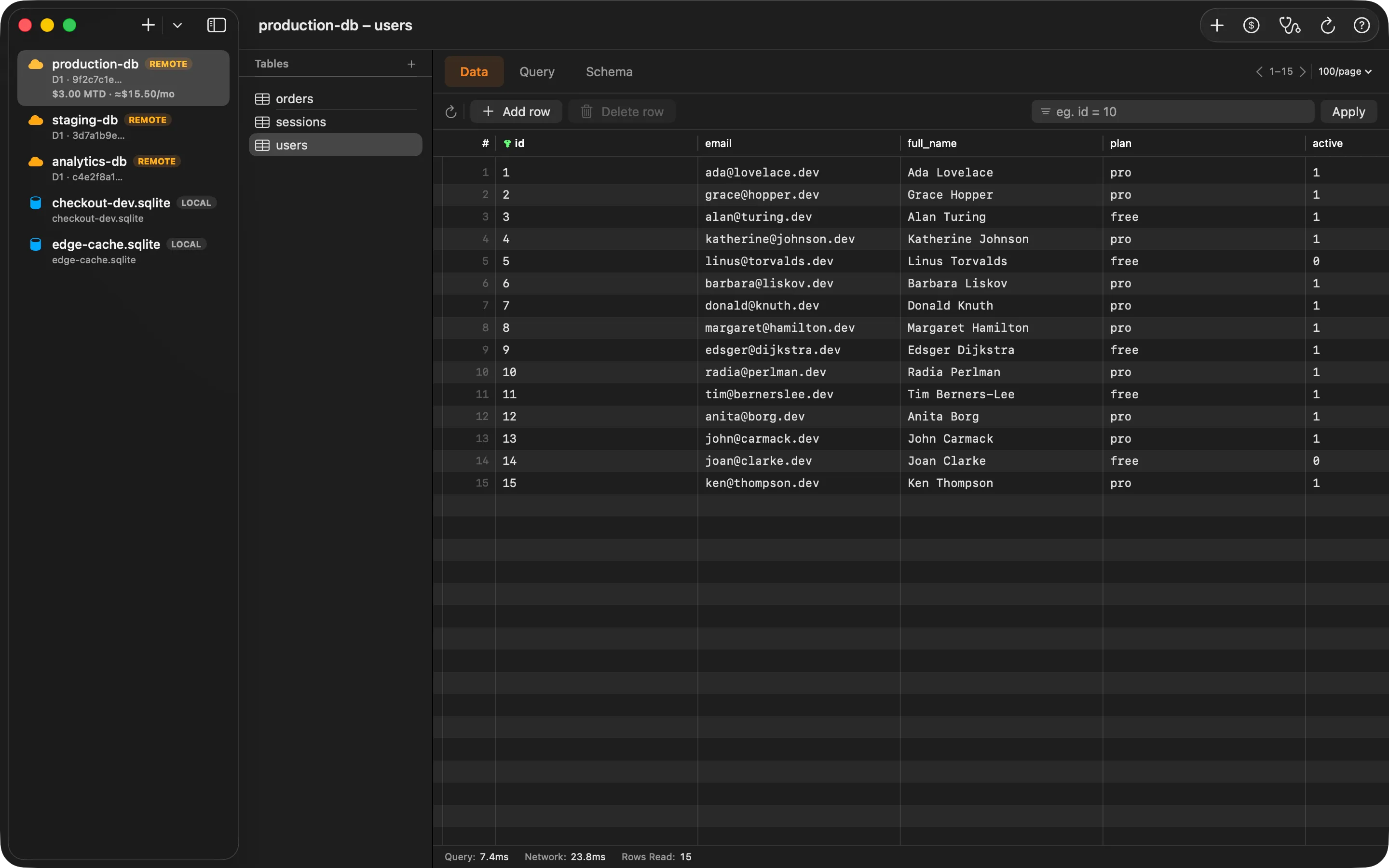 Data Browser